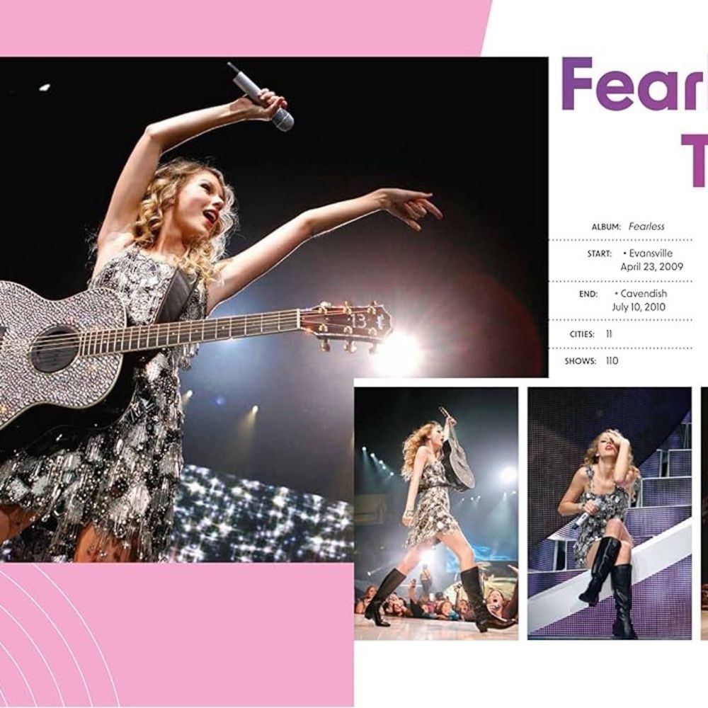 Taylor Swift: A Book for Swifties With Poster Eras Tour Era Collectible Gift New - Picture 4 of 7